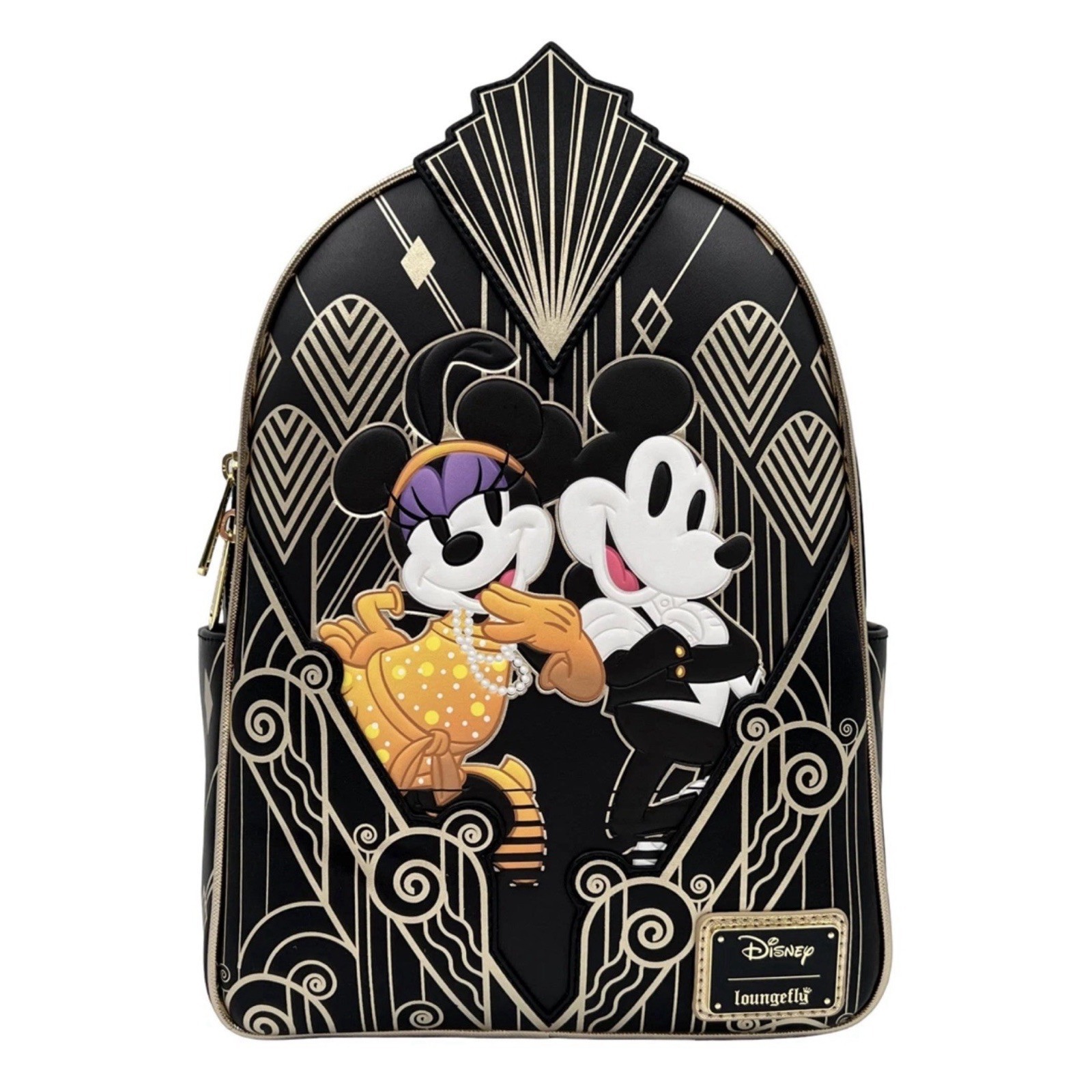 Comic Spot Exclusive Great Gatsby Mickey & Minnie Loungefly Mini Backpack Nwt